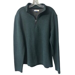 Artifact Quarter Zip Pullover Sweater‎ Casual Comfy Green Mens Large